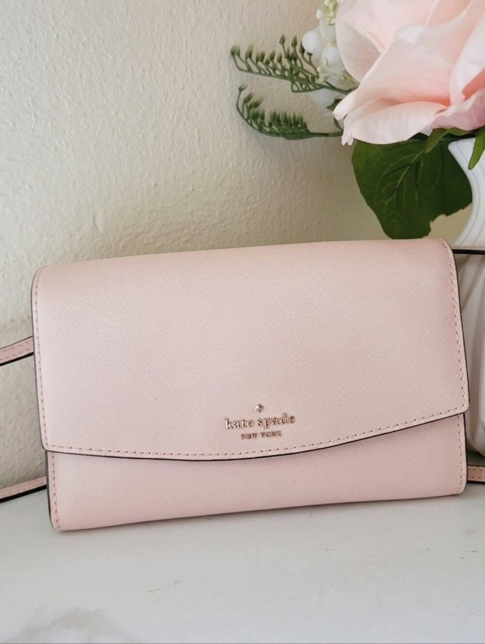 Kate Spade New York Laurel Way Greer Crossbody Bag in Soft Pink - NWOT